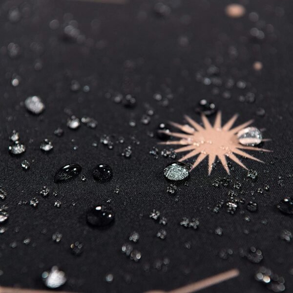 Zodiac Constellation Fabric Shower Curtain, Blush Sun and Moon Phrase Bathroom Shower Curtain Sets