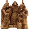 Magicun Altar~Dryad Design Celtic Goddess Brigid Brigit Statue Wood Finish