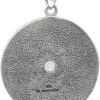 Sterling Silver Wheel of the Year Pendant with Natural Rainbow Moonstone; 1.75 Inch Diameter