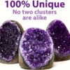 1pc 760-880g/1.68-1.94lb Natural Authentic Amethyst Gemstone String Jewelry - Stunning Purple Crystal Necklace for Women, Ideal Gift for Birthdays, Anniversaries, and Special Occasions - High-Quality, Handcrafted, and Durable