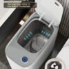 Joybos Smart Sensor Trash Can Intelligent Induction Bathroom Home Electronic Trash Can Automatic Bagging Induction Trash Can 14L