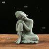 Buddhist Ornament Buddha Statue Zen Ornament Buddhist Figurines Sandstone Artwork Oriental Culture Ornament Home Ornament