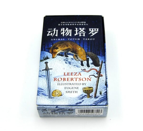 78 PCS Paper Animal Totem Tarot deck Board Game Cards Gaming Divination DIY Tarot Board Game  English&Chinese Edition