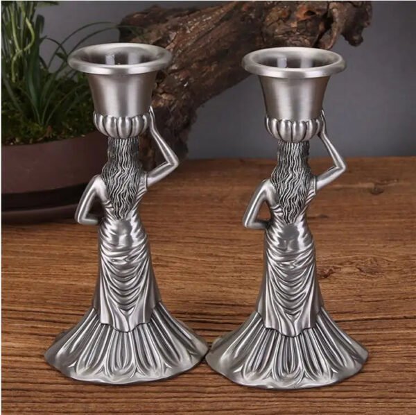 Santa Maria metal candle holders candle lantern iron candle holder candle container for candy bar ZT122