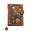 New European Retro Notebook Personality Creative Notebook Steampunk Hand Book Loose-leaf Retro Hand Book Notepad Leather Diary