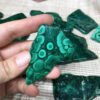 Natural Malachite Slice Crystal Mineral Specimen Polished Quartz Slab Rock Home Decoration Gift Energy