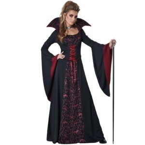 7ffb4993a5cf4b7e0f319ccc9529c6b5 Women'S Halloween costume disfraz Halloween dress Flared Sleeve halloween Costumes dress Witch Vampire Gothic Cosplay
