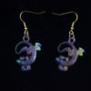 7type Psychedelic Multicolor Cicada Snake Butterfly Spider Insect Animal Earrings Cute Earrings Magic Jewelry for Women