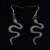 7type Psychedelic Multicolor Cicada Snake Butterfly Spider Insect Animal Earrings Cute Earrings Magic Jewelry for Women