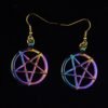 7type Psychedelic Multicolor Cicada Snake Butterfly Spider Insect Animal Earrings Cute Earrings Magic Jewelry for Women