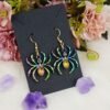7type Witch Earrings Psychedelic Snake Spider Butterfly Pentagram Animal Drop Earrings Pagan Gothic Wiccan Craft