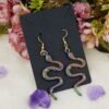 7type Witch Earrings Psychedelic Snake Spider Butterfly Pentagram Animal Drop Earrings Pagan Gothic Wiccan Craft