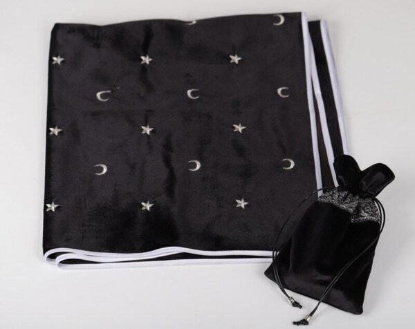 80x80cm Astrolabe Tarot Tablecloth Velvet Tarot Bag Witchcraft Supplies for Altar Cloth Popular Oracle Card Astrology Divination