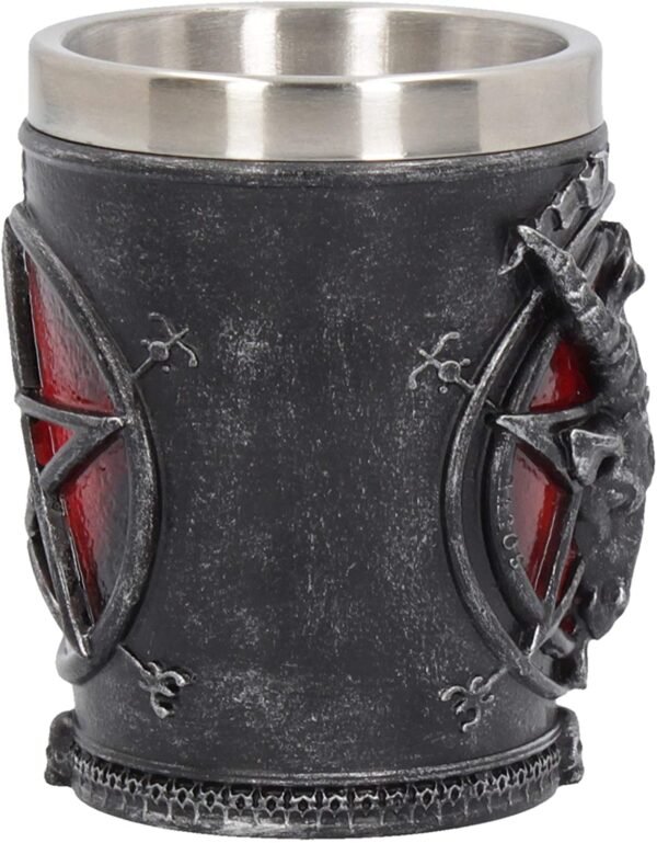 Dark Collection~B4475N9 Baphomet Shot Glass 7cm Black