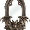 Magic  Collection~Unicorn Studios WU76892A4 Steampunk Bat Mirror