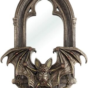 Magic  Collection~Unicorn Studios WU76892A4 Steampunk Bat Mirror