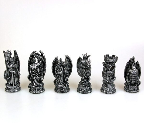 Nemesis Now Kingdom Of The Dragon Chess Set 43cm Bronze