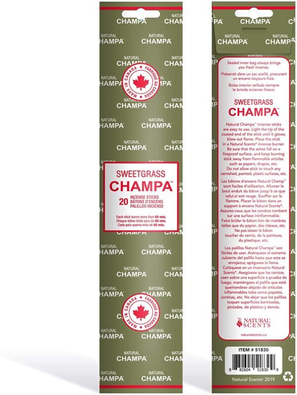 Witchcraft~Dragons Blood Champa 11" Incense Sticks Pack of 20 Each Long Lasting Aroma Stick Lasts 60+ Minutes Pure Ingredients Make These Agarbathi Perfect for Environmental Scenting and Aromatherapy