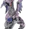 Nemesis Now Purple Dragon Protector Figurine 18cm Purple