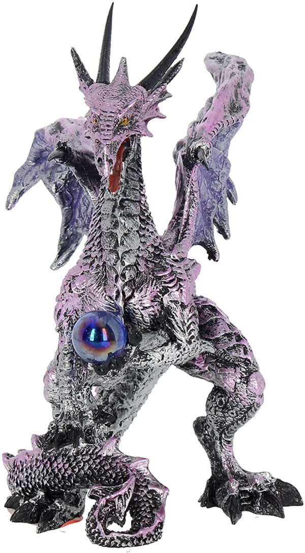 Nemesis Now Purple Dragon Protector Figurine 18cm Purple