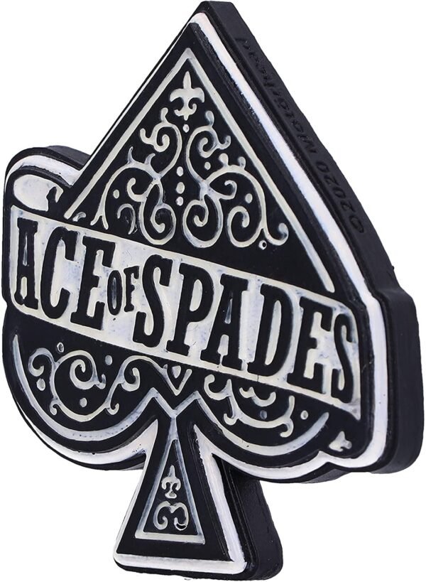 Band Merchandise~ Officially Licensed Motorhead Ace of Spades Fridge Magnet, Black, 6.5cm
