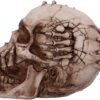 Magicun N.Giftware~Officially Licensed James Ryman Breaking Out Skull Skeleton Ornament, 20cm, Natural