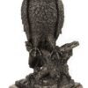 Magic  Collection~17 Inch Bald Eagle Perching On Tree Branch Antique Bronze Finish Platformed Large Animal Statue
