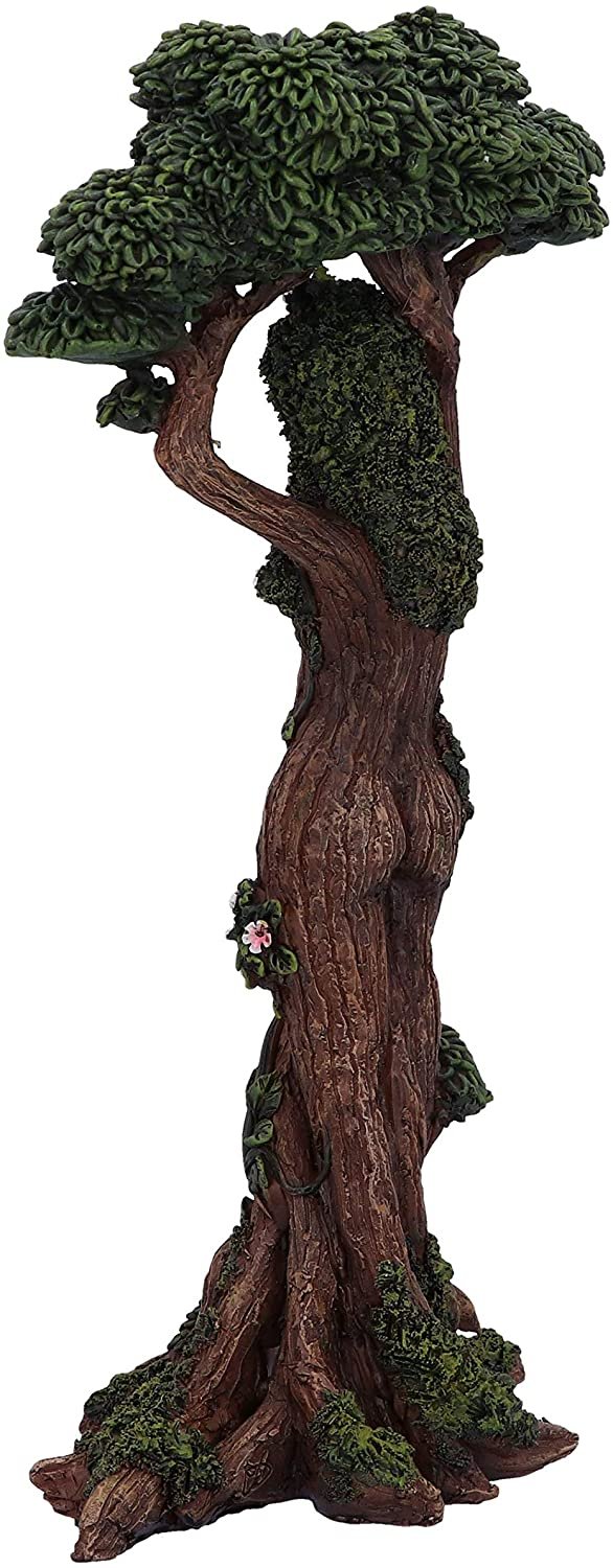 Light Collection~Mother Nature Female Tree Spirit Woodland Figurine Ornament, Brown, 30.7cm