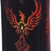 Artist Collections~ Anne Stokes Phoenix Rising Mythical Bird Embossed Purse, Black, 18.5cm