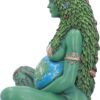Light Collection~Large Ethereal Mother Earth Gaia Art Statue Painted Figurine, Green, 30cm