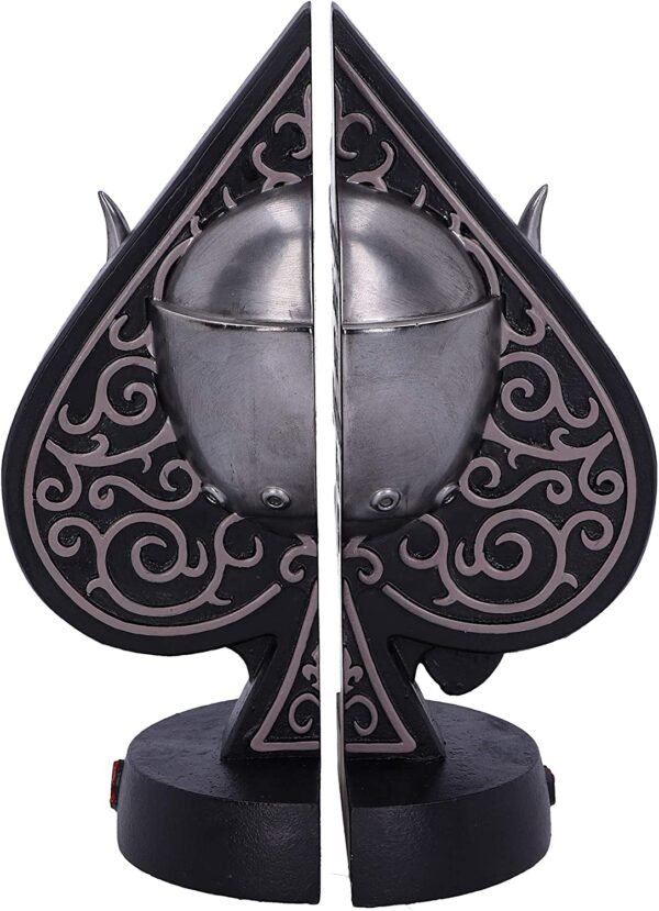 Band Merchandise~ Offically Licensed Motorhead Ace of Spades Warpig Snaggletooth Bookends, Silver, 18.5cm