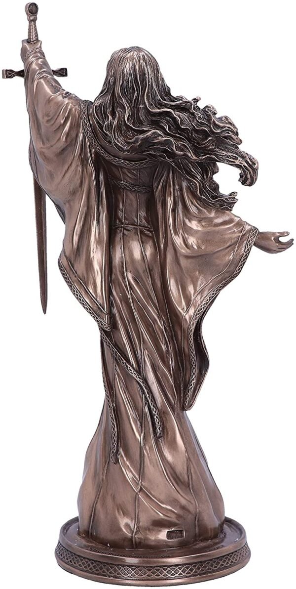 Magicun N.Giftware~James Ryman Lady of The Lake Fairytale Enchantress Figurine, 24cm, Bronze