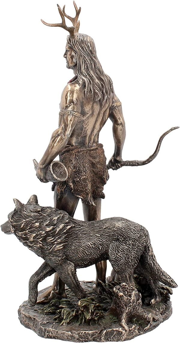 Wiccan Collection~Herne and Animals Figurine 38cm Bronze