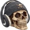 Dark Collection~Dead Beat Skull Figurine 16.3cm Ivory