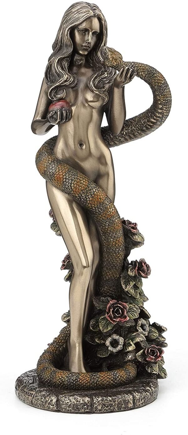 Magic  Collection~Original Sin by James Ryman Eve Holding Apple with Coiling Serpent Statue