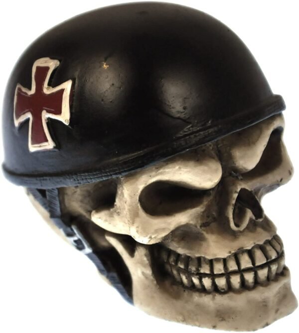 Dark Collection~Skull Racer Gear Knob 8.5cm, Resin, Ivory