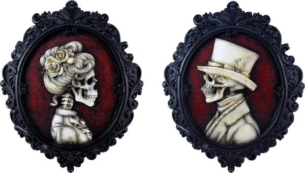 Magic  Collection~World of Wonders Victorian Gothic Collection Cameo Count Vladimir Gothic Wall Sculptures | Halloween Decorations | Hallway Wall Art | Fall Decorations for Home | Spooky Decor -13.75"