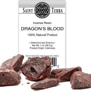 Witchcraft~Saint Terra - Dragon's Blood Incense Resin, 1 Ounce