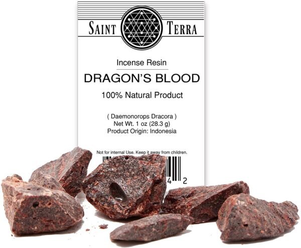 Witchcraft~Saint Terra - Dragon's Blood Incense Resin, 1 Ounce