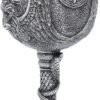 Magicun N.Giftware~Baphomet Goblet 17.5cm Silver, Resin w/Stainless Steel Insert