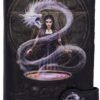 Magicun N.Giftware~, Black, Anne Stokes The Summoning Witch and Dragon Embossed Purse, 18.5cm