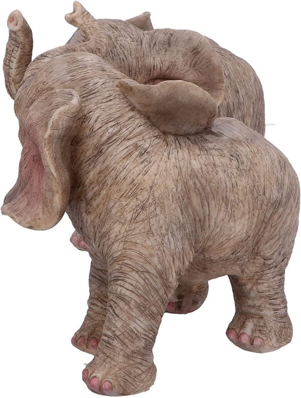 Animal Collection~ Trunk Figurine 26.5cm, Resin, Grey