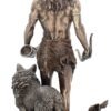Wiccan Collection~Herne and Animals Figurine 38cm Bronze