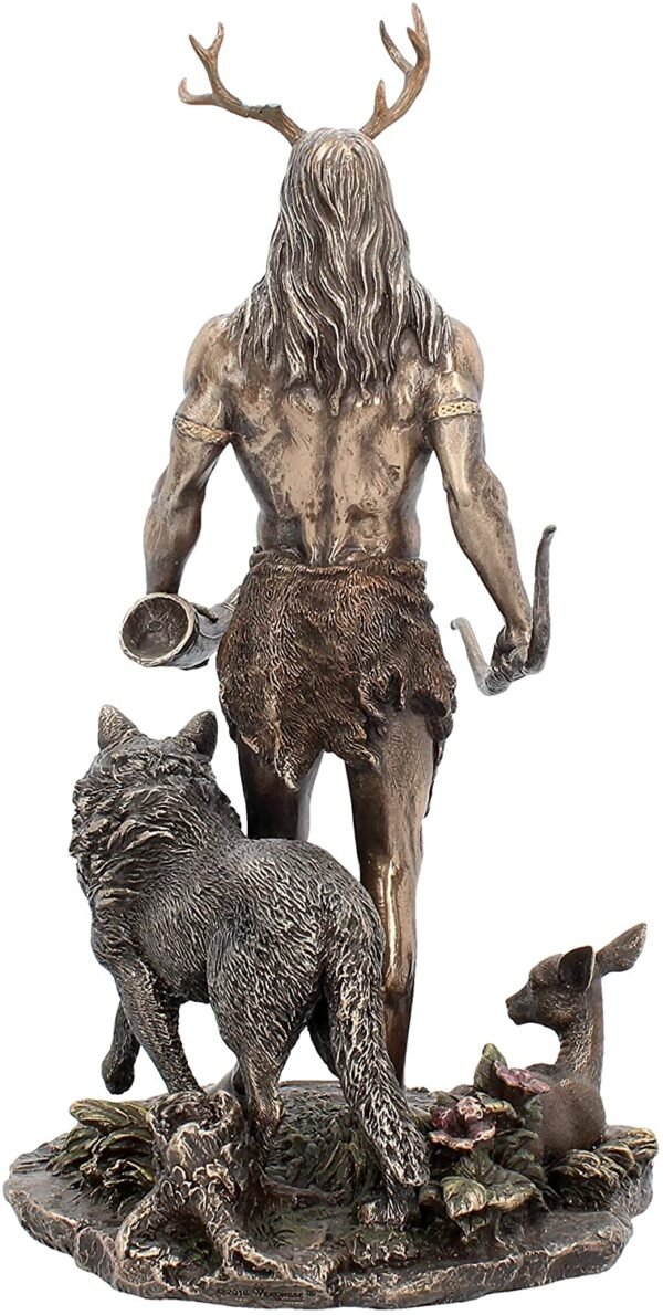 Wiccan Collection~Herne and Animals Figurine 38cm Bronze