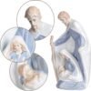 Magic  Collection~YLINSHA 11inch Holy Family Statue Catholic,Catholic Gifts,Nativity Scene, Nativity Set Ceramic Statue for Parents and Elders Who Love Religious Inspiration,Statuette Worth Collecting