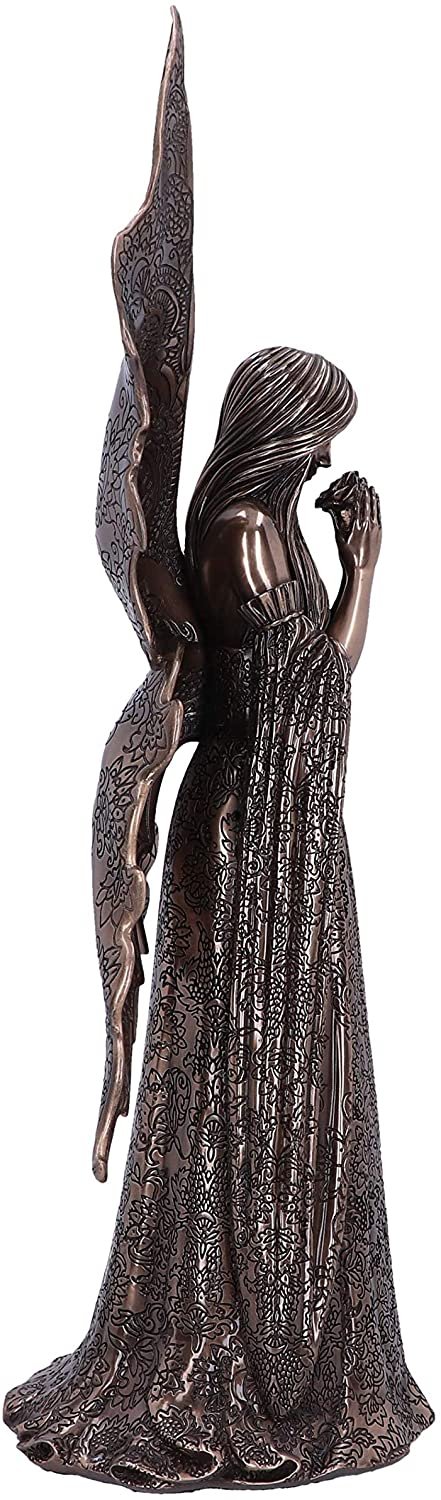 Artist Collections~ Anne Stokes Only Love Remains Bronze Gothic Fairy Angel Figurine, 36cm