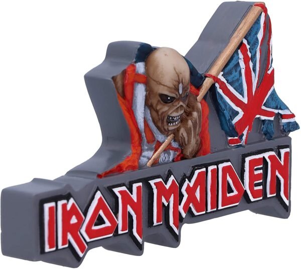 Band Merchandise~ Officially Licensed Iron Maiden The Trooper Eddie Fridge Magnet, Red, 10cm