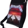 Band Merchandise~ Officially Licensed Metallica Master of Puppets Shoulder Bag, Black, 23cm