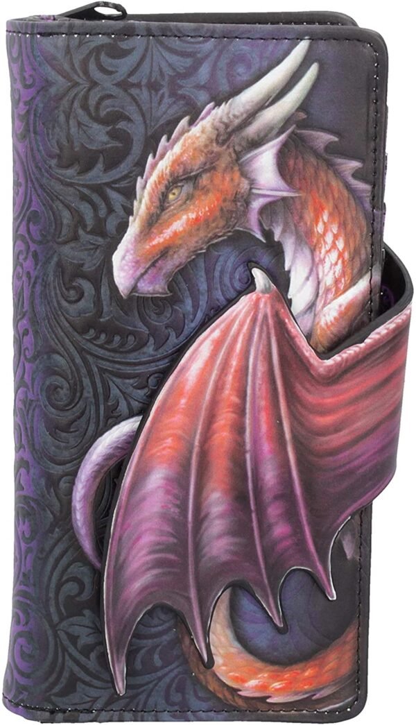 Take Flight Flying Dragon Embossed Purse 18.5cm