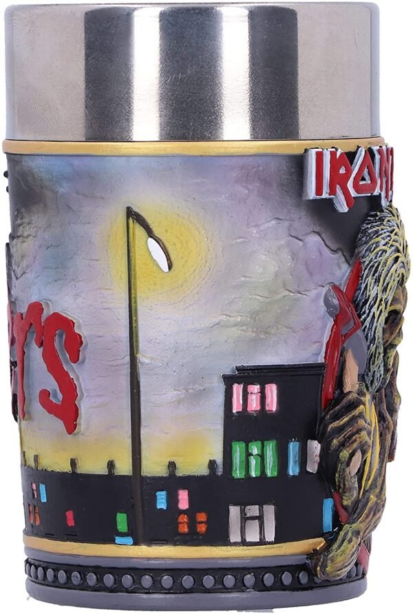 Band Merchandise~ Officially Licensed Iron Maiden The Killers Eddie Album Shot Glass, Black, 8.5cm